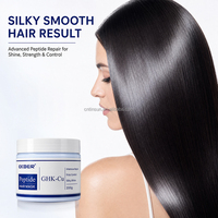 EKBER GHK-Cu Multi-Peptide Perawatan Rambut Hidrasi Pertumbuhan Perbaikan Melembapkan GHK-Cu Multi-Peptide Masker Rambut Peptida Tembaga Biru