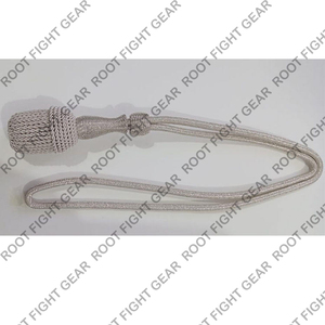 Top qualité fait à la main top qualité épée noeud argent lingot fil gland conception pour équipement de défense personnelle uniforme tactique - Product Image 4