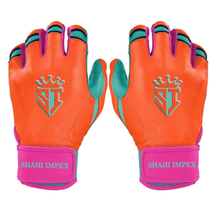 Gants de frappe Shahi Impex en cuir Cabretta de qualité supérieure, rembourrés, fermeture auto-agrippante, ambidextres, unisexes, pour adultes, entraînement - Product Image 1
