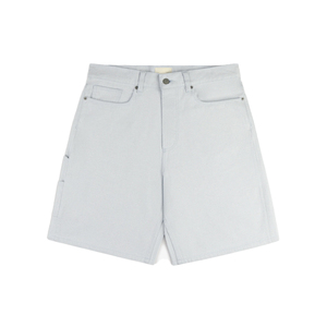 Premium Light Wash Denim <b>Shorts</b> <b>Men</b> Luxury Vintage OEM Custom Streetwear Summer Fashion Bottoms Distressed Finish Leather <b>Patch</b> - Product Image 1