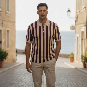 Heavy <b>Weight</b> 240g Cotton Polo Shirt Custom Embroidery Mens Polo T Shirt Wholesale Loose Fit Streetwear <b>Blank</b> Polos OEM - Product Image 5