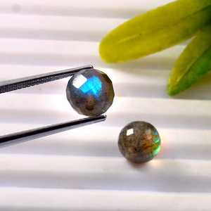 10mm Natural Labradorite Faceted Round <b>Balls</b> Healing <b>Spheres</b> Loose Gemstone Jewelry Making Wholesale Lot - Product Image 2