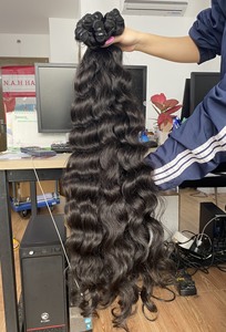 One Donor Vietnamese Remy Hair Double Drawn Loose Deep Wave Natural Wave Hair Bundles for Hair Weaving - Product Image 4