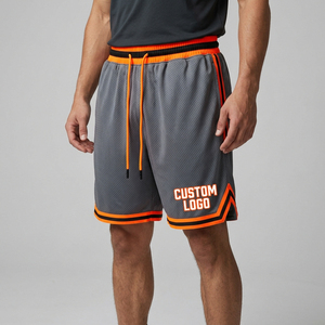 Pantalones Cortos de Baloncesto para Hombre, Casuales, Deportivos, de Malla, 100% Poliéster, Ecológicos, de Secado Rápido, para Correr - Product Image 5