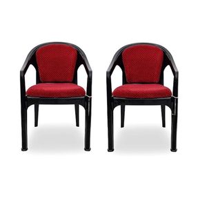 Chaises en plastique tendance avec coussin pour une utilisation en intérieur et en extérieur au prix d'usine en gros - Product Image 3