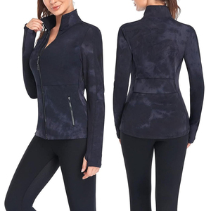 Customized Women's Sports Gym <b>Jackets</b> Slim Fit Running <b>Yoga</b> Fitness Clothing Tight Fitness Wear Long Sleeve <b>Jackets</b> - Product Image 4