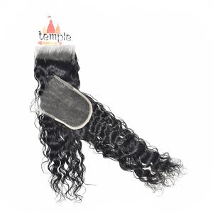 Extensions de cheveux humains non traités 4x4 HD, 100% indiens, avec cuticules alignées, sans traitement de temple, pour tissage - Product Image 3