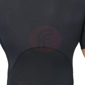 Custom <b>Men</b> Compression Shirts Short Sleeves Moisture Wicking <b>Stretch</b> Fitness Workout Sports Wear OEM Manufacturing Service - Product Image 6