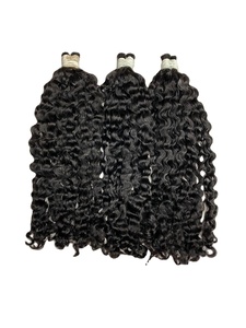 Tressage en vrac Texture bouclée Extensions de cheveux humains vietnamiens Tissage de cheveux Cuticules alignées Bonne garantie de service pour les femmes noires - Product Image 5