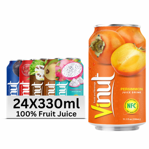 Persimmon Juice 330ml - <b>Sugar</b>-Free Juice From Vietnam Factory, OEM with Free Private Label Sample - Product Image 3