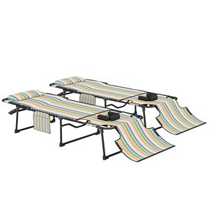 Sedia a Sdraio Pieghevole Moderna a Gravità Zero in Ferro e Metallo per Esterni, Villa, Giardino, Parco - Spedizioni Domenicali Non Disponibili - Product Image 1