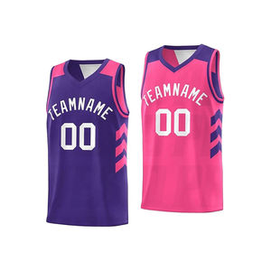 Maillot de basket rétro américain 1990-2026, vêtements de sport, maillot de basket réversible respirant cousu, sublimation - Product Image 1