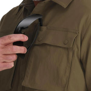 Top qualité voyage Safari Camping hommes à manches longues Protection solaire UPF 50 + UV séchage rapide refroidissement boutonné chemises de pêche - Product Image 3