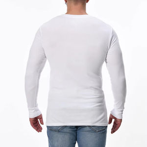Camiseta Interior Quirúrgica Personalizada de Venta Caliente, Elástica y Transpirable para Hombres, Uniformes Médicos de Enfermería, Uniformes Quirúrgicos de Hospital con Spandex - Product Image 2