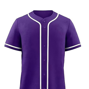 Maillot de baseball sans manches à col en V, respirant, 100 % polyester, multicolore, design personnalisé de haute qualité, prix de gros - Product Image 5
