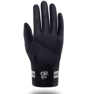 Durable Anti <b>Slip</b> Comfort Fit <b>Full</b> Finger Cycling Gloves With Safety Padding Breathable Fabric For Daily Bike Riding - Product Image 2