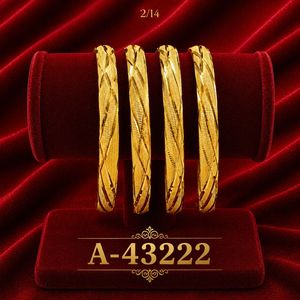 Indian Traditional Geometric Trendy Alloy Gold Plated <b>Bangles</b> for Women | Premium Bridal Jewelry Set A-43218 - Product Image 4