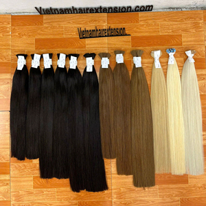 Extensiones de Cabello Humano Vietnamita Virgen Remy 100g, Longitud de 8 a 40 Pulgadas, Doble Trama, Sin Silicona, Sin Enredos, Todos los Colores - Product Image 1