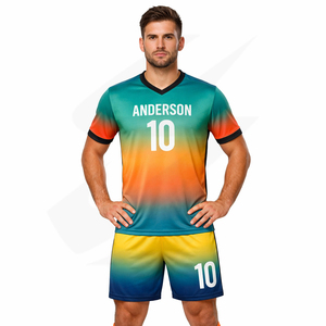 Uniformes de Fútbol al por Mayor, Camisetas de Fútbol para Hombres, Mujeres y Niños, de Secado Rápido, Transpirables, de Malla, Ropa Deportiva Personalizada de Fábrica - Product Image 1