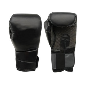Gants de boxe professionnels en cuir 16 oz avec fermeture à lacets, équipement d'entraînement respirant pour adultes - Product Image 5