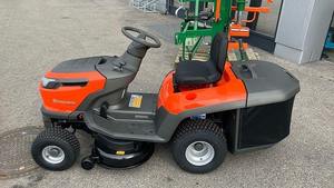 Tondeuse autoportée Husqvarna 48 pouces à essence, lame rotative autopropulsée, 190 cm³, bac de ramassage 200 L, qualité professionnelle - Product Image 3