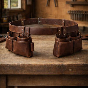 Cinturón Portaherramientas de Cuero de Alta Calidad 100% Cuero Genuino para Carpintero, para Uso Profesional, en Venta a Precio Accesible - Product Image 3