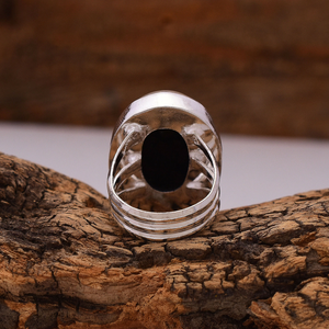 Australian Triplet <b>Opal</b> <b>Ring</b> 925 Sterling <b>Silver</b> Handmade Fire <b>Opal</b> Jewelry Gift for Her - Product Image 3