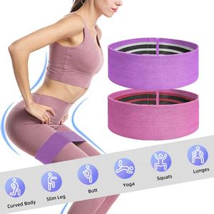 2025 Custom logo Fabric Resistance Bands Non Slip Glute Nude Booty Bands for Legs & Butt Exercise Band <b>Fitness</b> <b>Accessories</b> Gear - Product Image 3