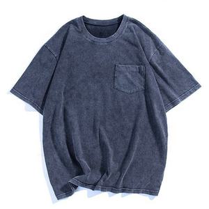 Camiseta con Lavado Ácido y Estampado Personalizado, Tela Transpirable de Algodón de 200g - Product Image 4