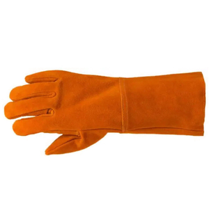 Gants de soudage en cuir de sécurité haut de gamme pour TIG, en cuir de chèvre pleine fleur et cuir de vachette, avec manchette de sécurité résistante à la chaleur, livraison gratuite - Product Image 5