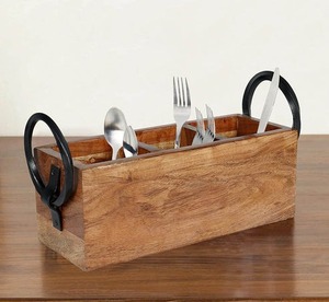 Juego de Organizadores de Cocina, Porta Utensilios de Cocina, Soporte para Utensilios de Cocina, Organizador de Madera de Mango, Proveedor a Bajo Precio de la India - Product Image 6