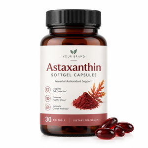 30 Capsules de Gélules Molles d'Astaxanthine – Nutriments Naturels Riches en Astaxanthine à Base de Plantes – Complément Alimentaire pour Soutenir la Santé - Product Image 1