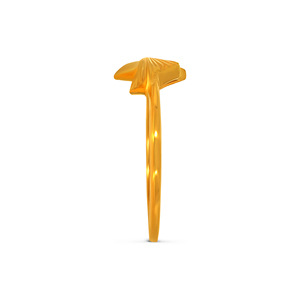 Anillo de Lujo en Forma de Flecha de Oro Sólido para Mujer, Acabado Satinado Moderno, Anillo de Declaración, Fabricante de Joyería al por Mayor - Product Image 4