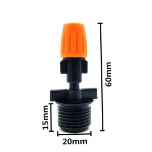 Buse de brumisation réglable pour micro-irrigation, pulvérisateur atomiseur pour jardin, serre, refroidissement domestique et arrosage - Product Image 6