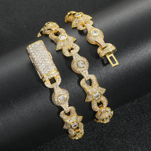 Collar de Cadena con Diamantes Engastados Personalizado, el Más Vendido, con Acabado Premium para Eventos de Moda Urbana y Estilo de Celebridades - Product Image 3