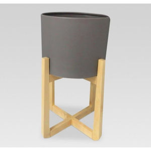 Support à plantes en bois naturel de haute qualité, vente en gros, pour intérieur et extérieur, sur pied, pour pot de fleurs, décoration maison et bureau, conteneur pour plantes - Product Image 1