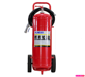 Extintor de Polvo ABC de 50 kg con Carro, Clasificación de Incendio 10A 144B C y 2 Años de Garantía - Protección Contra Incendios Moderna de Alta Calidad - Product Image 1