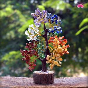 7 Chakra <b>Healing</b> Crystal Tree Shape Reiki Eco-Friendly Handmade Decorative <b>Bracelet</b> - Product Image 2