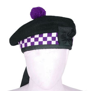 Gorro Tradicional Escocés Balmoral Unisex OEM ODM, Gorro de Lana Suave de Alta Calidad, Gorros con Diseño a Cuadros - Product Image 5