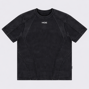 เสื้อยืดผู้ชายทันสมัยเสื้อยืดผ้าฝ้ายลายล้างกรดไซส์ใหญ่พิเศษเสื้อสำหรับผู้ชายเสื้อยืดแบบเย็บติด - Product Image 3