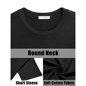 Conjuntos cortos de verano para hombre, 100% algodón, impresión digital, camisetas con cuello redondo y pantalones cortos, hechos con alta calidad. - Product Image 3