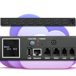 PDU con Múltiples Tomas de Corriente, 115V 15A NEMA 5-15/20R, con Monitor de V/A/PF/W/kWh por Nivel de Toma, Control Web/SNMP, Protección con Disyuntor - Product Image 1