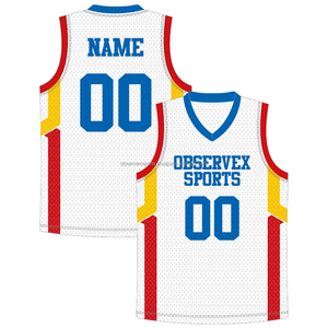 Camisetas de Baloncesto Sublimadas, Jersey de Baloncesto Personalizado para Hombres, Jóvenes y Adultos, Jersey de Baloncesto Retro - Product Image 1