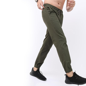 Pantalones Jogger con Bolsillo Canguro para Hombre, Pantalones Deportivos Casuales, Corte Ajustado, Puños Elásticos, Bolsillo Frontal - Product Image 2