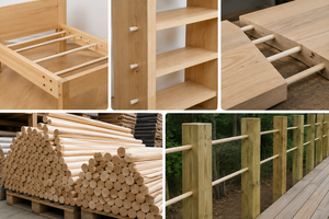 Varillas de Madera Tradicionales de 1/2 Pulgada de Diámetro y 12 Pulgadas de Longitud, Varillas Naturales - Product Image 6