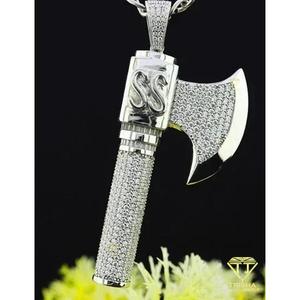 Pendentif Hip Hop Trisha Jewels pour Femmes, Hommes et Unisexe en Argent 925 avec Moissanite Certifiée GIA - Product Image 6