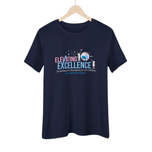 T-shirt bleu marine inspirant pour femme, doux, décontracté, à manches courtes, léger, pour tous les jours, confortable, design tendance - Product Image 3