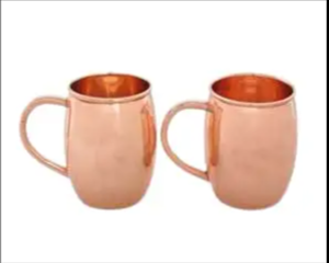 Mug en cuivre martelé en laiton or rose, très demandé - Product Image 4