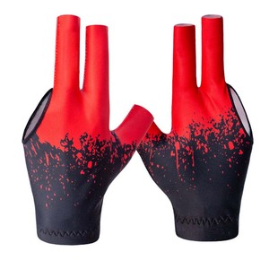 Guantes de Billar Transpirables de 3 Dedos con Logotipo Personalizado, de Alta Calidad, Unisex, para Uso en Verano, Accesorios de Snooker y Billar - Product Image 1
