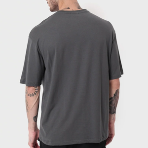 Wholesale Factory Rapid Sports Best Quality Men <b>Boxy</b> <b>T</b>-<b>Shirts</b> 100% Cotton Oversized Solid Short Sleeve Breathable - Product Image 4
